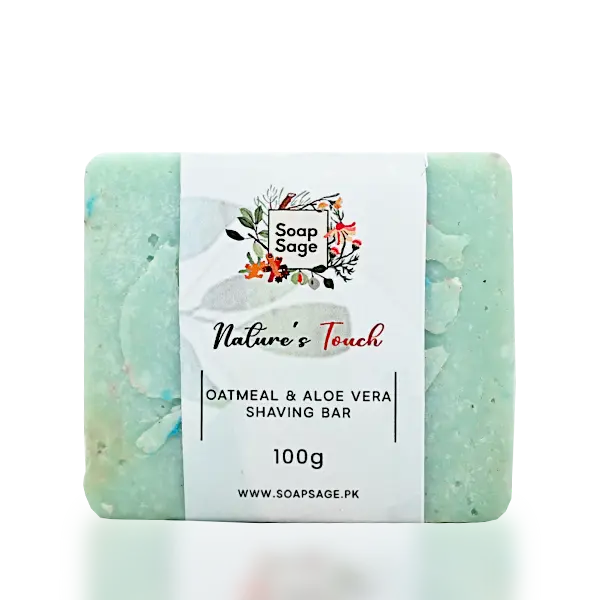 Oatmeal & Aloe vera Shaving Bar